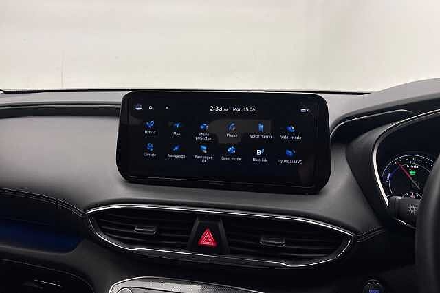 Hyundai SANTA FE 1.6 TGDi Hybrid Premium 5dr Auto Black